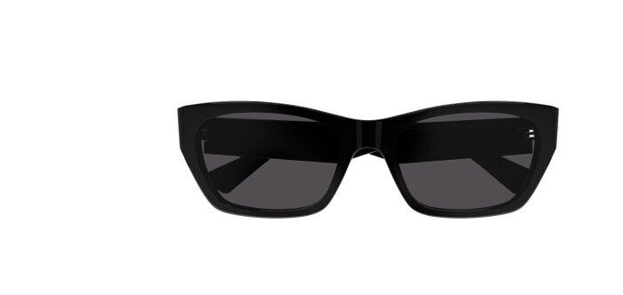 Bottega Veneta BV1143S 001 Black/Grey Rectangular Unisex Sunglasses