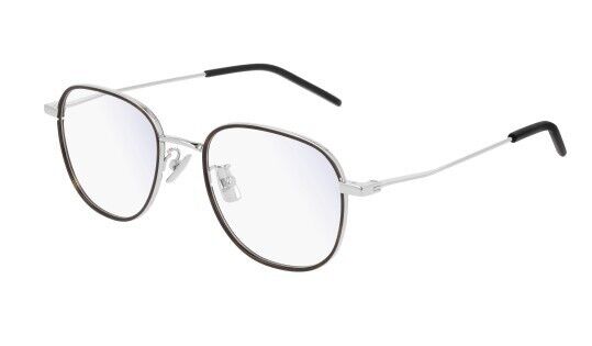 Saint Laurent SL 362 002 Silver Square Unisex Eyeglasses