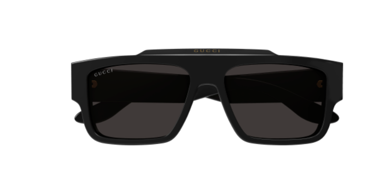 Gucci GG1460S 001 Black/Grey Square Men's Sunglasses