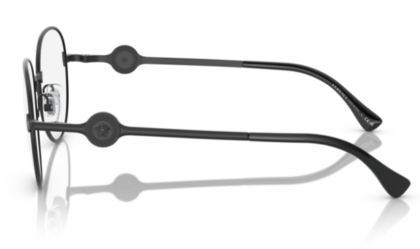 Versace 0VE1288 1261 - Matte black Oval 52mm Women's Eyeglasses