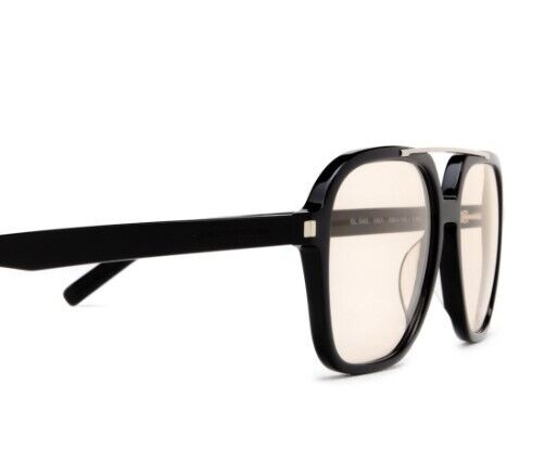 Saint Laurent SL 545 001 Black/Yellow Square Women's Sunglasses