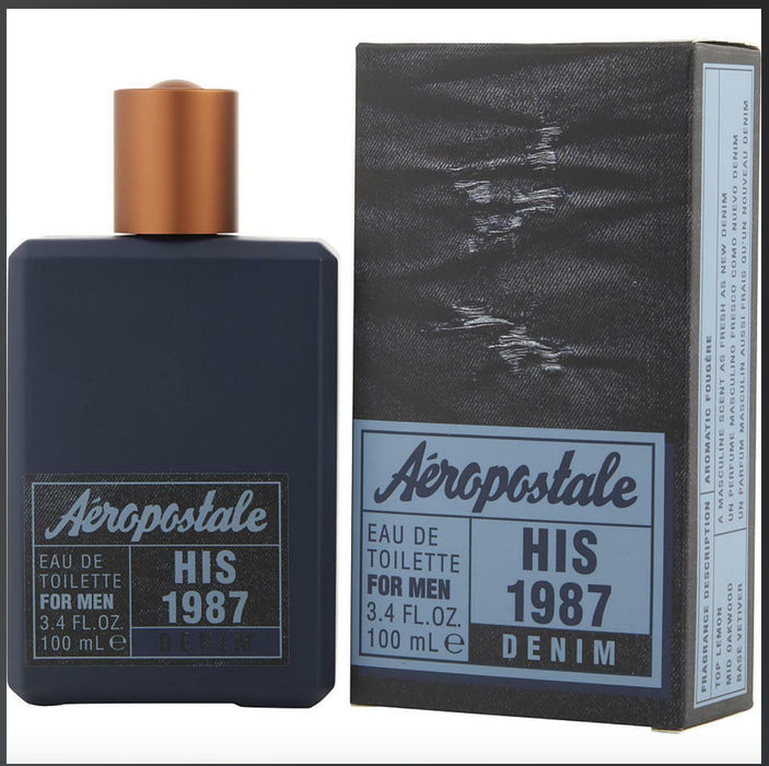 Aeropostale Denim Cologne by Aeropostale for Men EDT 3.4 oz New In Box