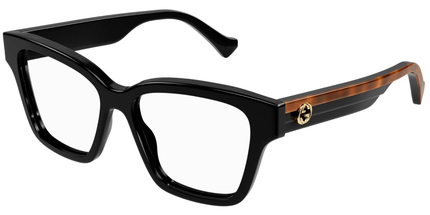 Gucci GG1302O 004 Black Cat Eye Women's Eyeglasses