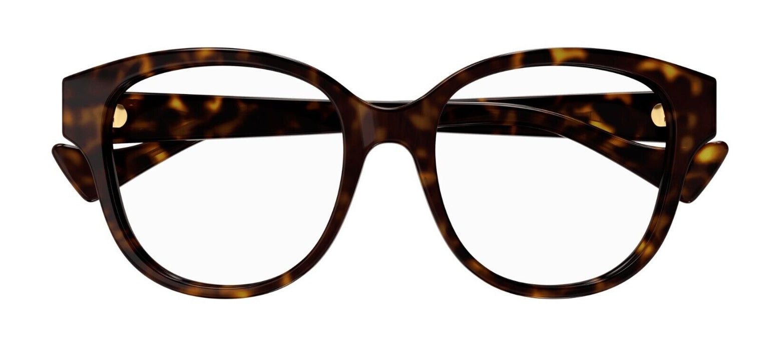 Gucci GG1260OA 002 Havana Soft Square Women's Eyeglasses