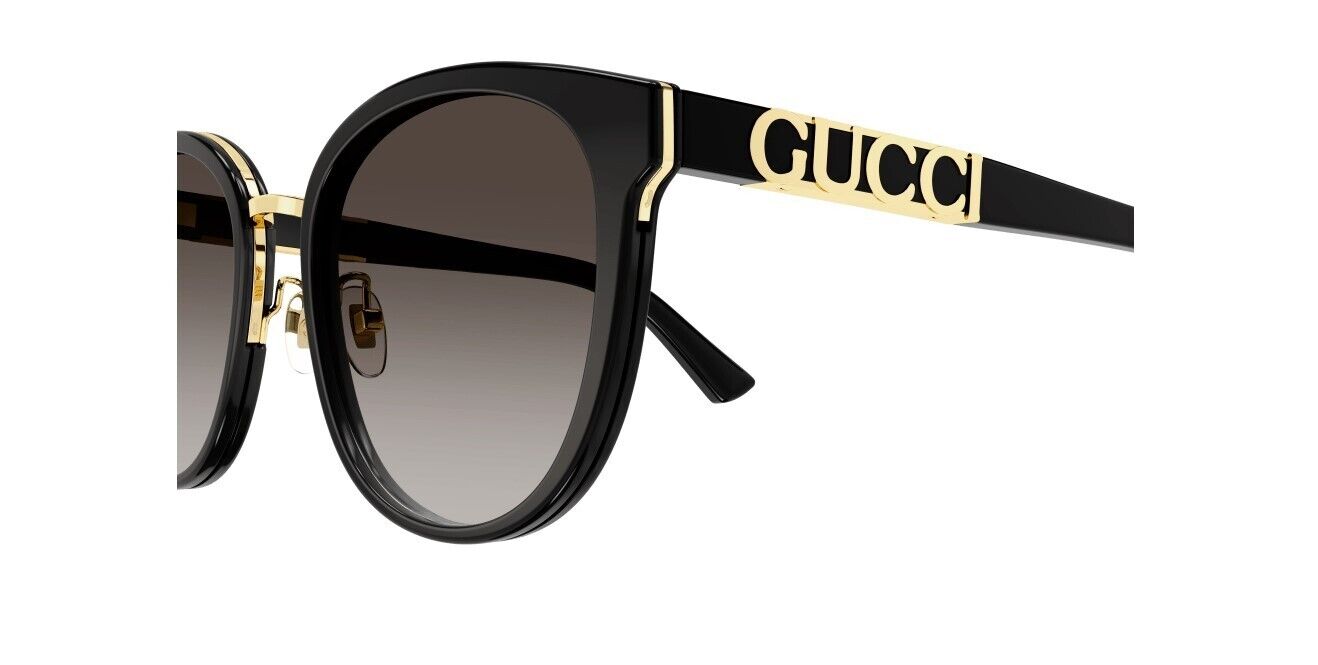 Gucci GG1190SK 001 Black/Gradient Grey Women's Sunglasses