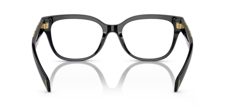 Versace 0VE3338 GB1 Black Soft Square Eye Women's Eyeglasses