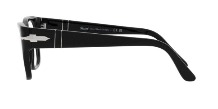 Persol 0PO3297V 95 Black Rectangle Unisex Eyeglasses