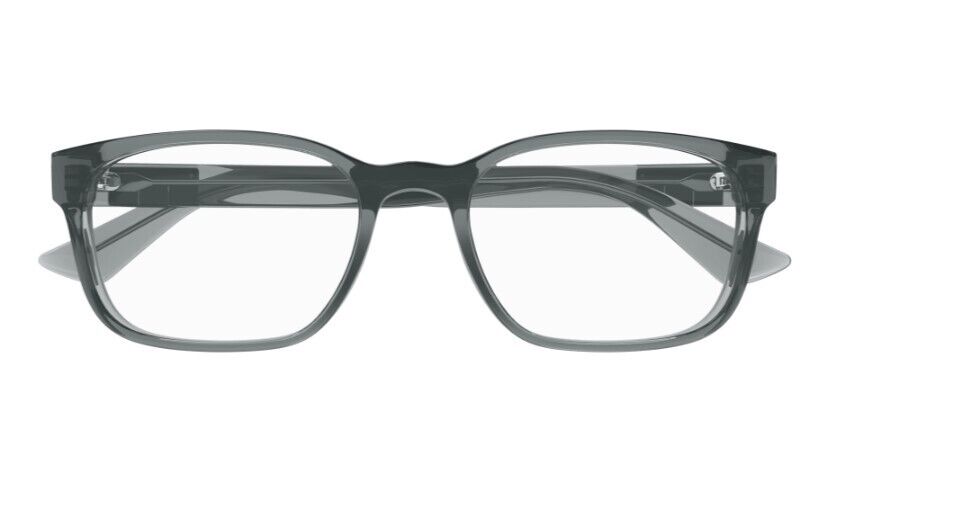 Gucci GG0749OA 004 Grey Rectangular Men's Eyeglasses