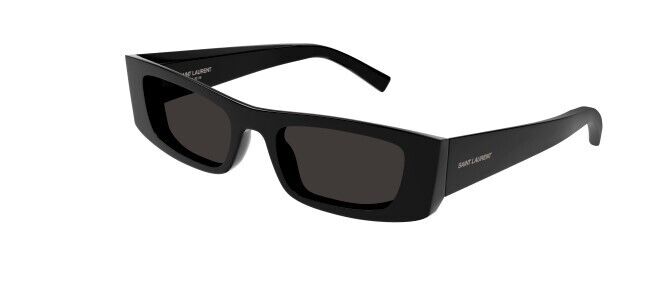 Saint Laurent SL 553 001 Black/Black Narrow Unisex Sunglasses