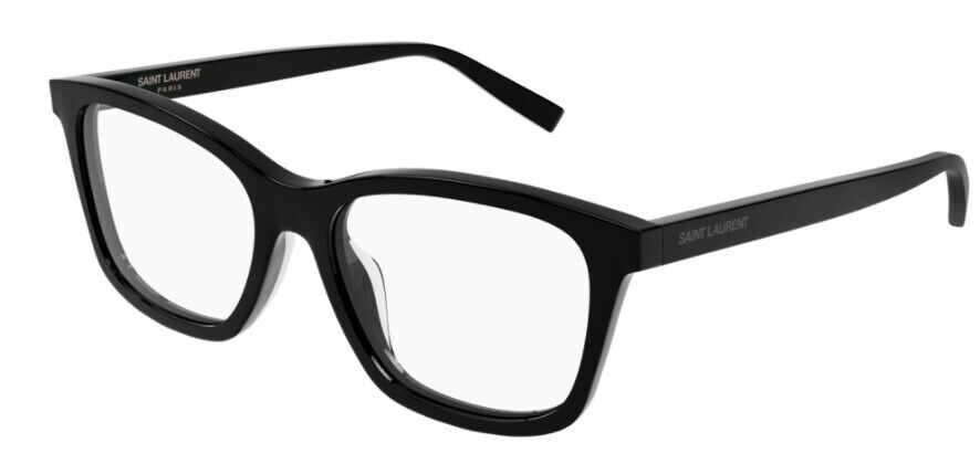 Saint Laurent SL 482-001 Black/Black Square Unisex Eyeglasses