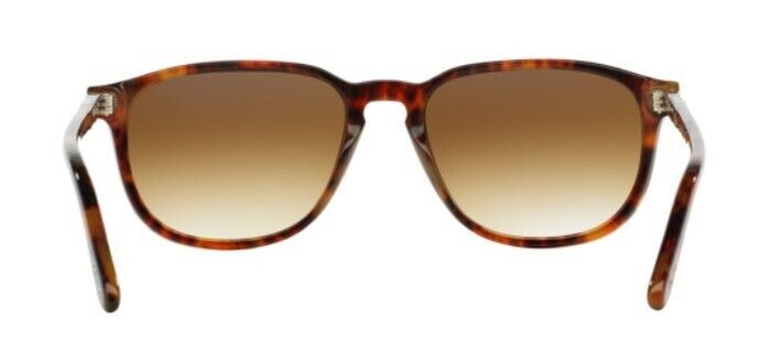 Persol 0PO3019S 108/51 Caffe Havana/ Brown Gradient Square Men's Sunglasses