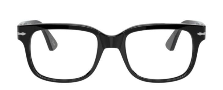 Persol 0PO3252V 95 Black/ Silver Men's Eyeglasses