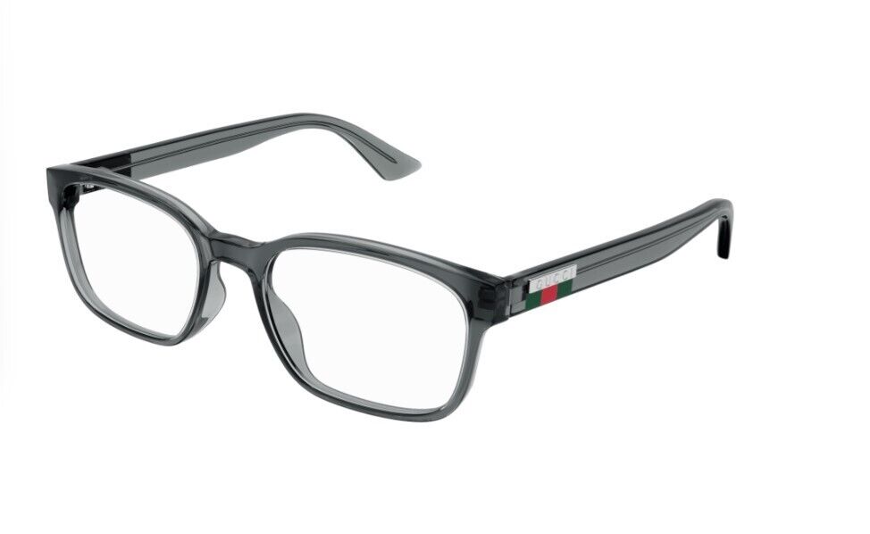 Gucci GG0749OA 004 Grey Rectangular Men's Eyeglasses
