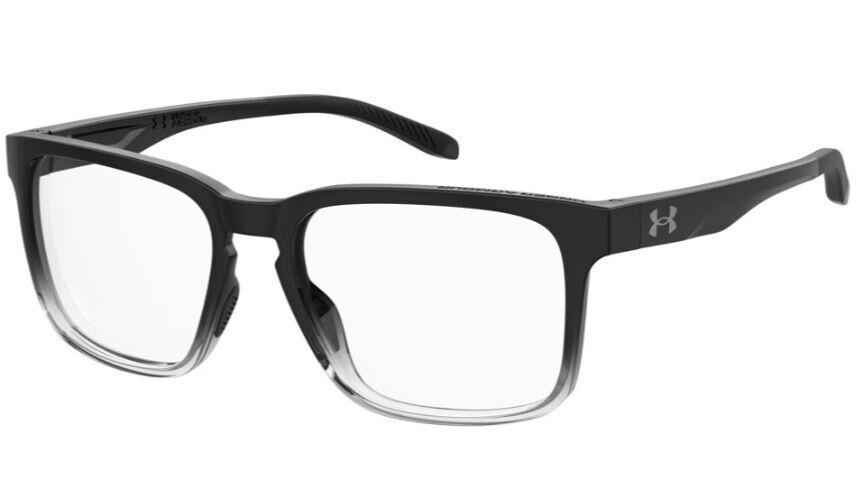 Under Armour UA 5042/G 07C5 Black/Crystal Rectangle Men's Eyeglasses