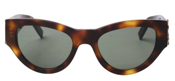 Saint Laurent SL M94-003 Havana Green Cat-Eye Women Sunglasses