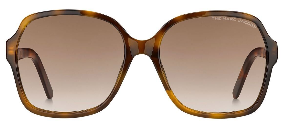 Marc Jacobs MARC-526/S 0086/HA Havana/Brown Gradient Square Women's Sunglasses