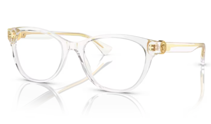 Versace VE3330 148 Crystal Cat Eye Women's Eyeglasses