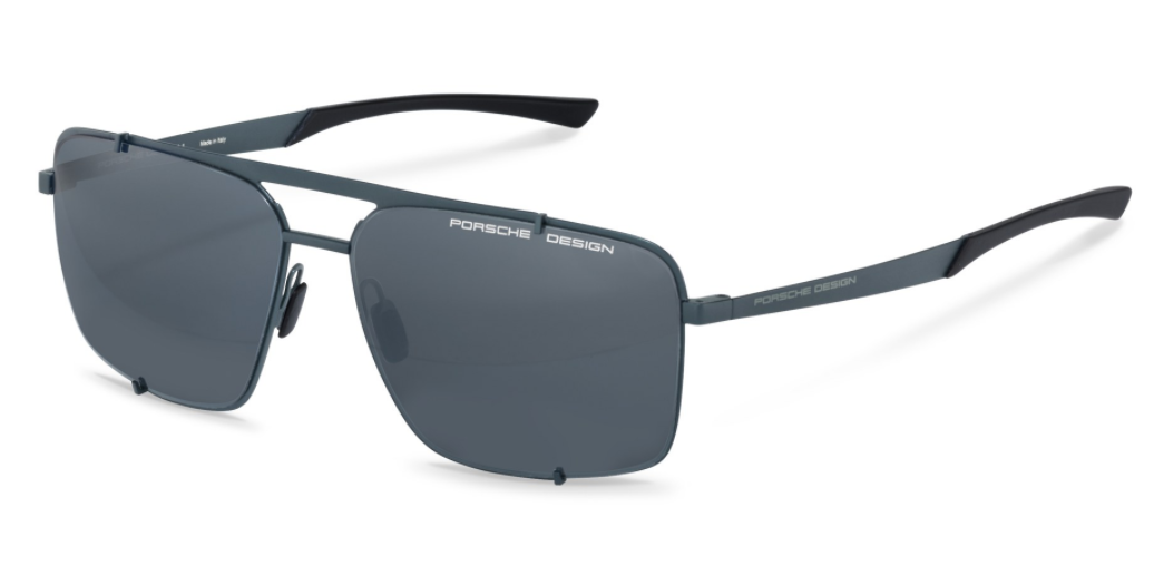 Porsche Design P 8919 C Light Blue/Black Blue Mirrored Sunglasses