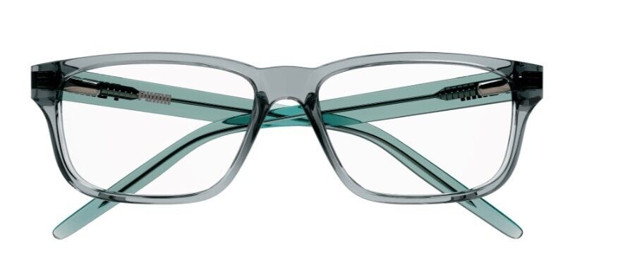 Puma PJ0046O 006 Green-Green Rectangular Full-Rim Junior Eyeglasses