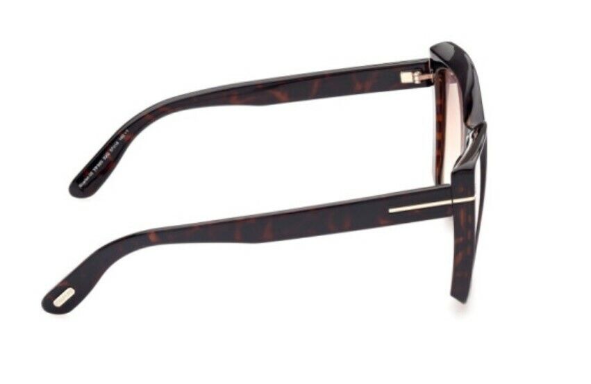 Tom Ford FT0920 Scarlet-02 52G Shiny Havana Gradient/Brown Mirrored Sunglasses