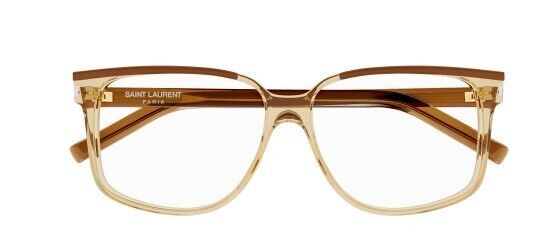 Saint Laurent SL 599 OPT-003 Brown Square Men's Eyeglasses