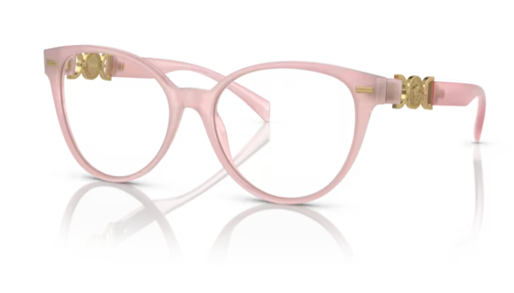 Versace 0VE3334 5402 Opal pink Cat Eye Women's Eyeglasses