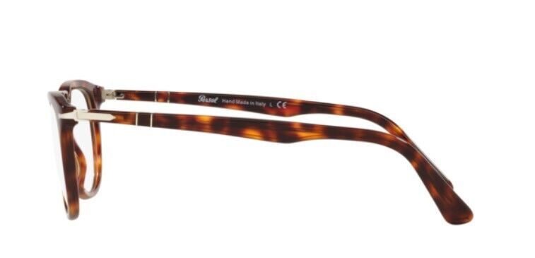 Persol 0PO3278V 24 Brown Havana/ Silver Unisex Eyeglasses