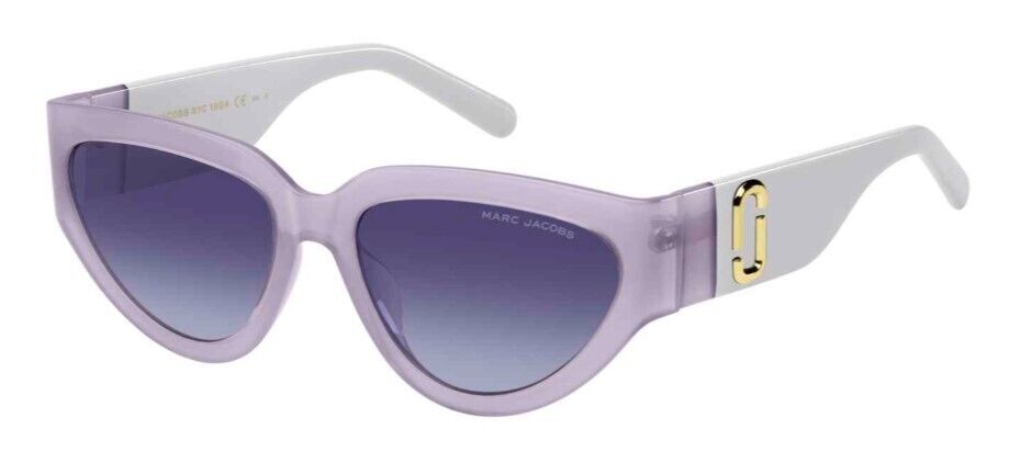 Marc Jacobs Marc-645/S 0B1P-DG Violet/Violet Shaded Cat-Eye Women's Sunglasses