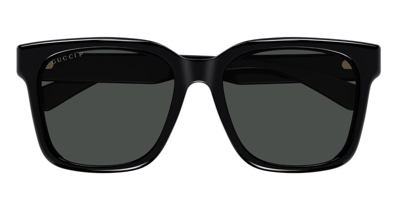 Gucci GG1175SK 001 Black/Grey Caravan Unisex Sunglasses