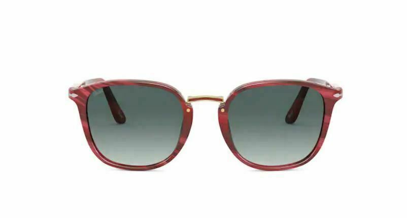 Persol 0PO3186S 111271 Horn Red/Gray Gradient Sunglasses