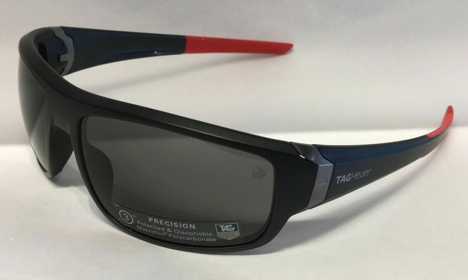 Tag Heuer TH9221 S 901 Black/Red Mirrored Polarized Sunglasses