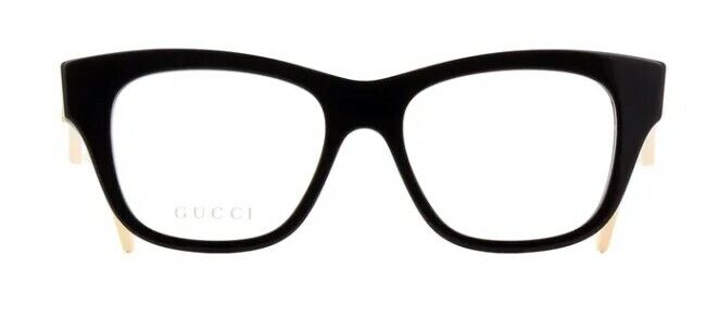 Gucci GG 0999O-002 Black/White Cat-Eye Women Eyeglasses