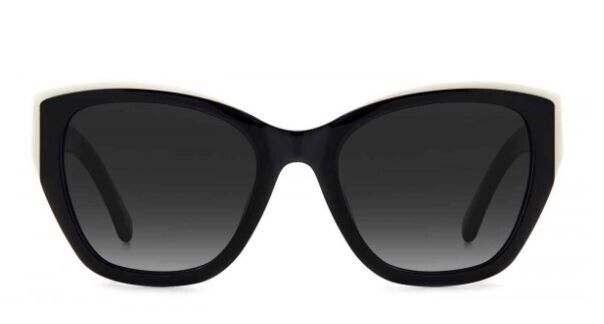 Kate Spade Yolanda/S 0807/90 Black-White/Grey Gradient Women's Sunglasses