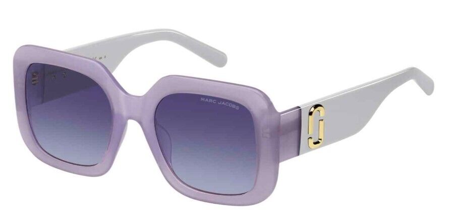 Marc Jacobs MARC-647/S 0B1P/DG Violet/Violet Shaded Square Sunglasses