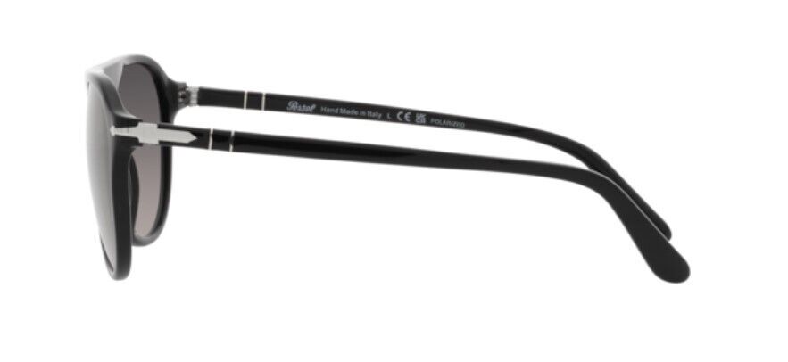 Persol 0PO3302S 95/M3 Black/Grey Gradient Polarized Pilot Unisex Sunglasses