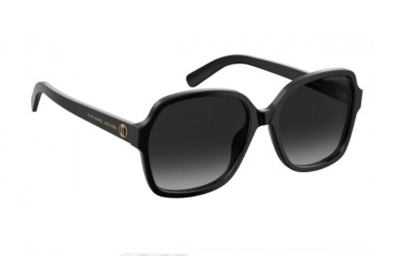 Marc Jacobs MARC-526/S 0807/9O Black/Grey Gradient Square Women's Sunglasses