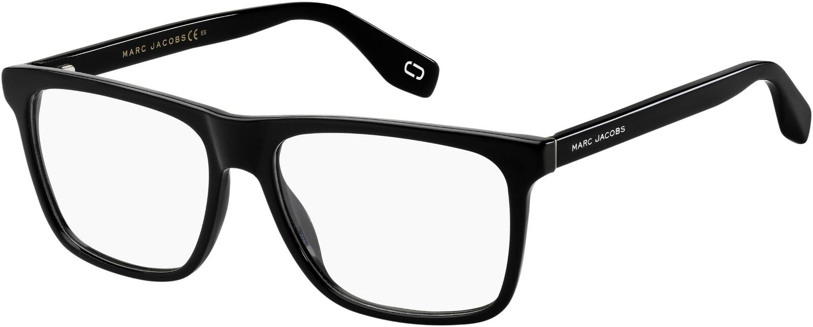 Marc Jacobs Marc 342 0807 Black Men's Square Eyeglasses.