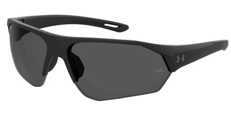 Under Armour Ua 0001/G/S 001T/M9 Matte Black/Gray Polarized Unisex Sunglasses