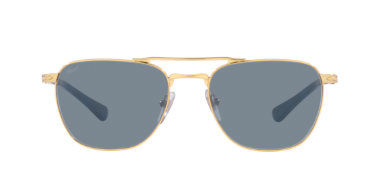 Persol 0PO2494S 114156 Gold/ Light Blue Men's Sunglasses