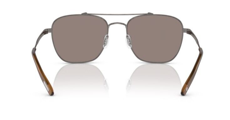 Oliver Peoples 0OV1322ST Marsan 52445D Antique Pewter/Chrome Taupe Sunglasses