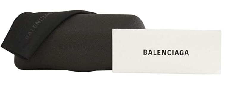 Balenciaga BB0165SA 001 Matte metal Gray/Gray Square Unisex Sunglasses