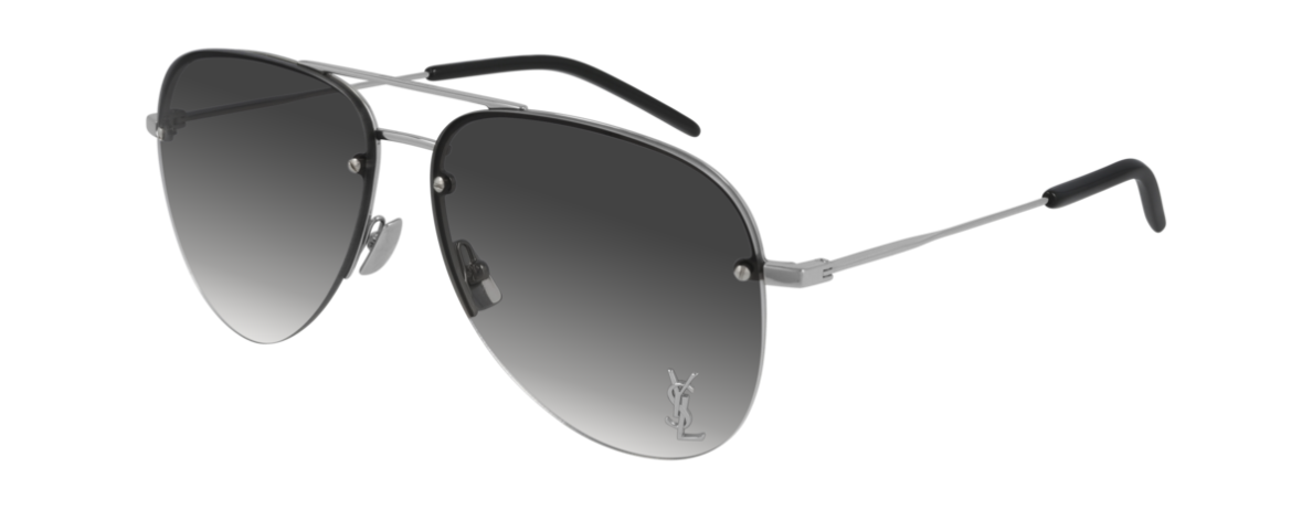 Saint Laurent CLASSIC 11 M 005 Silver/Gray Gradient Unisex Sunglasses