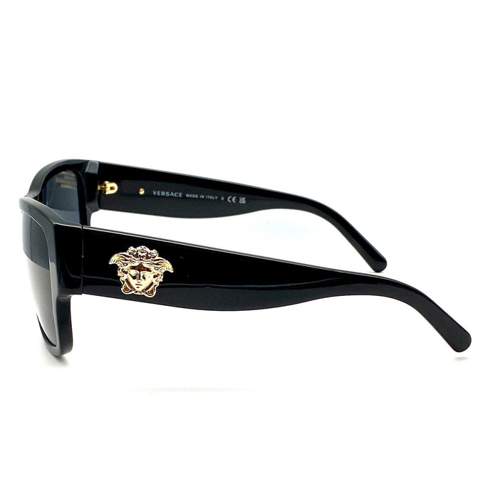 Versace VE4275 GB1/87 Black/Gray Full-Rim Square Men's Sunglasses