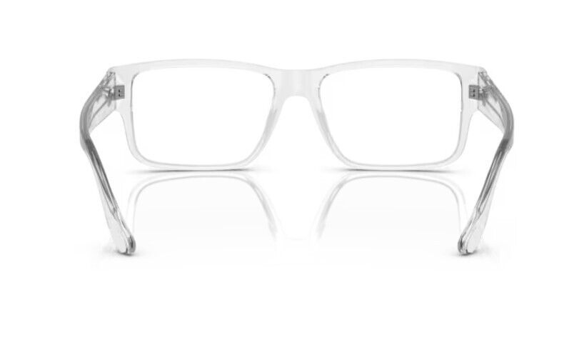 Versace 0VE3342 148 Crystal/Clear Rectangle 55mm Men's Eyeglasses