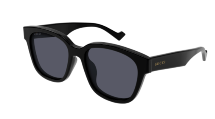 Gucci GG1430SK 001 Black/Grey Square Men's Sunglasses