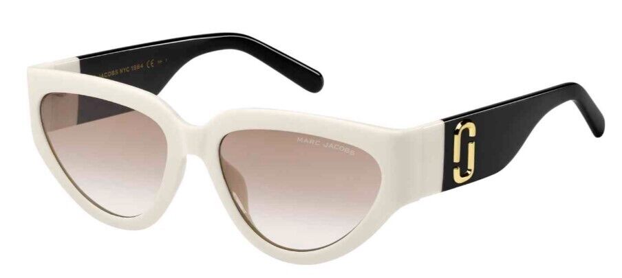 Marc Jacobs Marc-645/S 0CCP-HA White/Brown Gradient Cat-Eye Women's Sunglasses