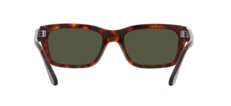 Persol 0PO3301S 24/31 Havana/Green Rectangle Men's Sunglasses