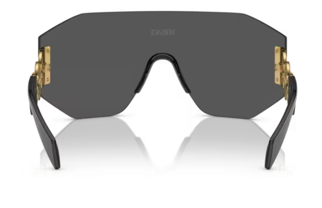 Versace 0VE2258 100287 Dark Grey Oversized Men's Sunglasses