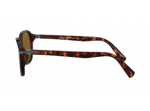Persol 0PO 3244S Havana/Brown 24/33 Square Unisex Sunglasses