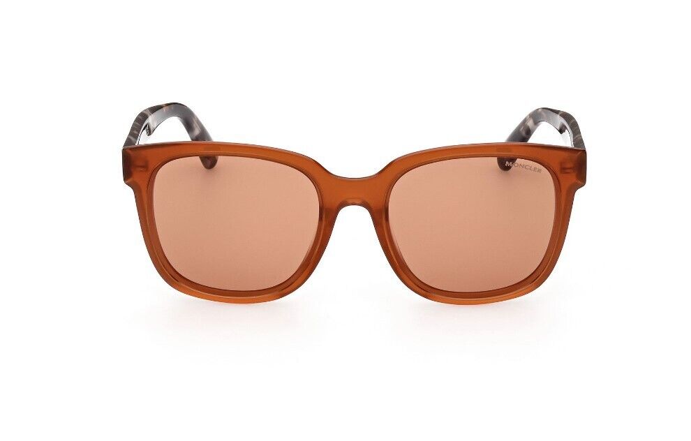 Moncler Biobeam ML0198 45E Transparent Orange/Roviex lenses Women's Sunglasses